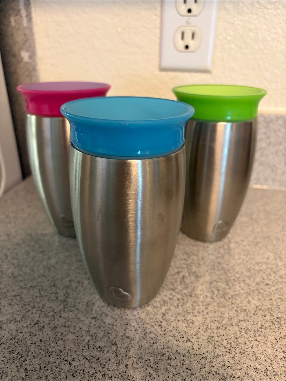 Munchkin Stainless Steep Sippy Cups Toddlers Bundle